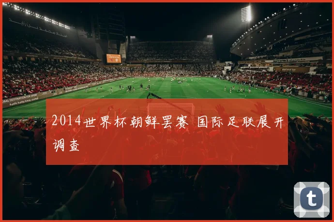 2014世界杯朝鲜罢赛 国际足联展开调查