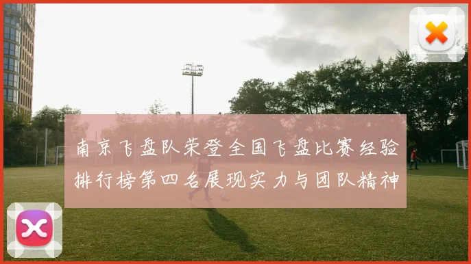 南京飞盘队荣登全国飞盘比赛经验排行榜第四名展现实力与团队精神